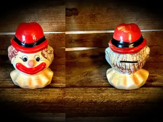 * Gammel RETRO-klovn - i porcelæn