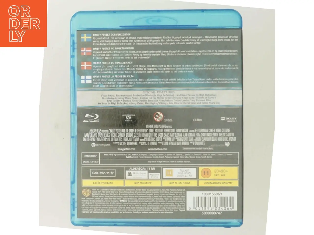 Billede 3 - Harry Potter and the Order of the Phoenix med Daniel Radcliffe (DVD)