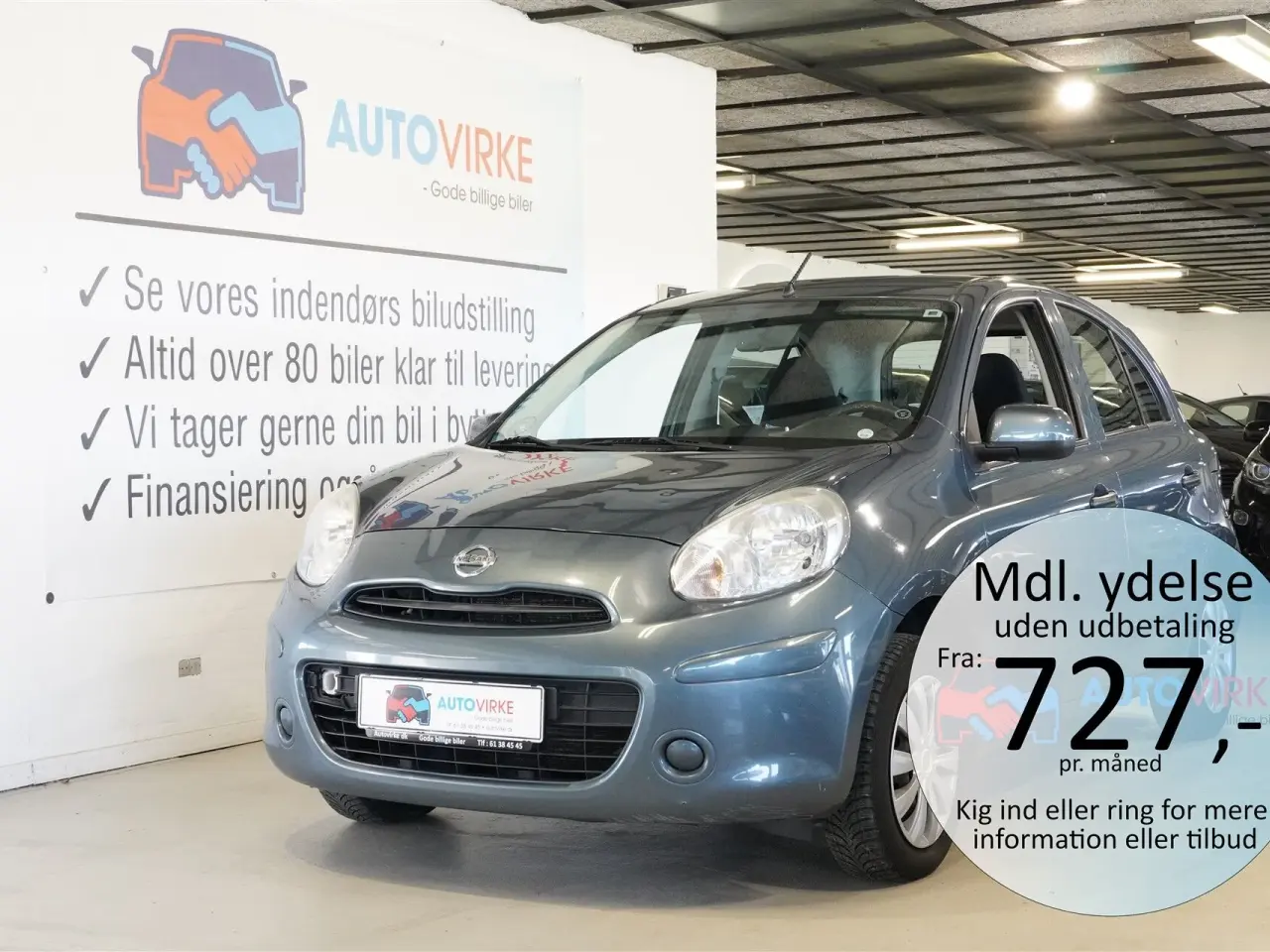 Billede 1 - Nissan Micra 1,2 Visia 80HK 5d
