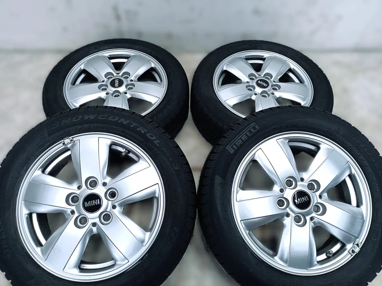 Billede 3 - 5x112 15" ET46 nav 66,6ø MINI vintersæt inkl.TPMS