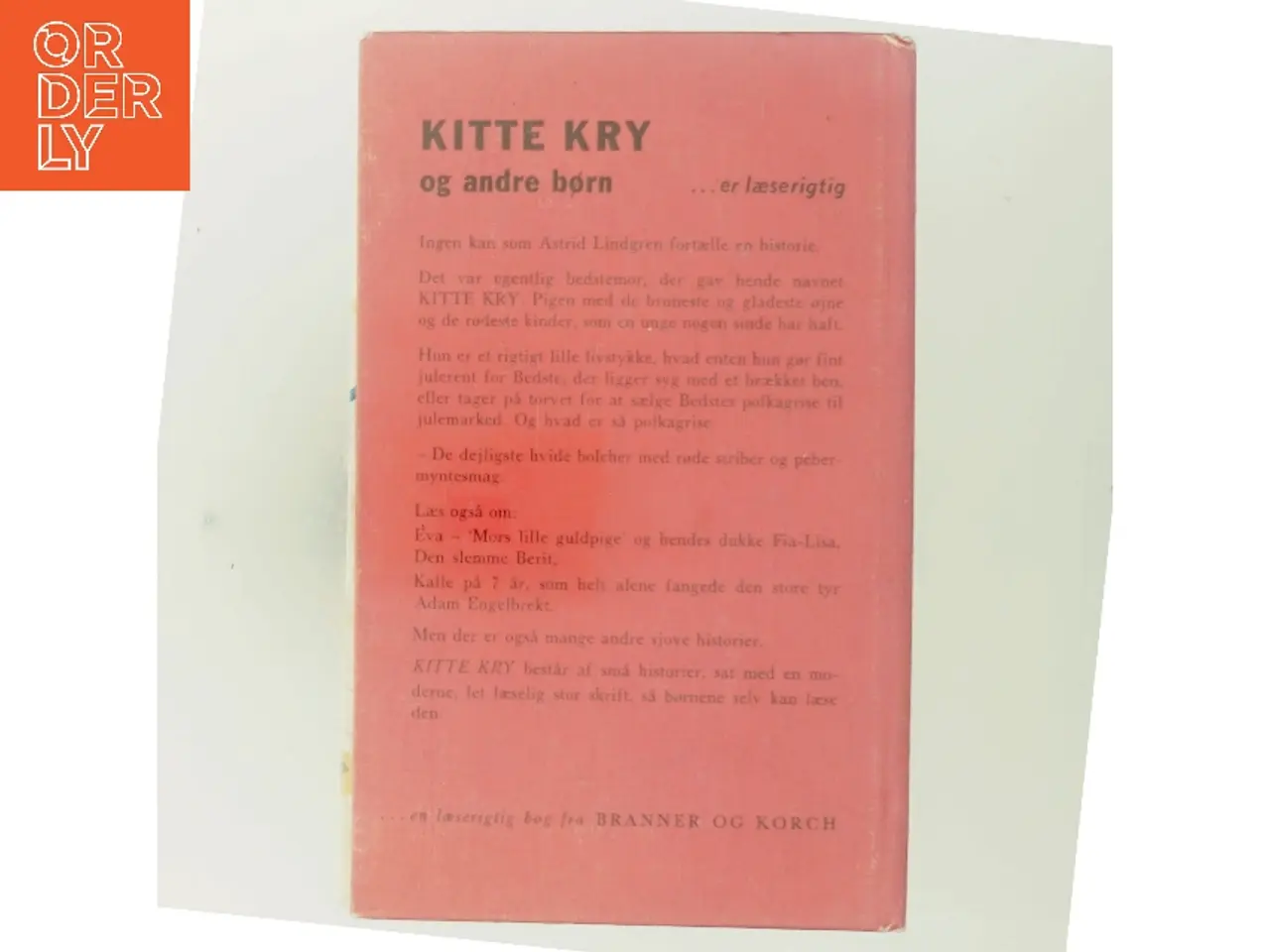 Billede 3 - Kitte Kry og andre børn af Astrid Lindgren (Bog)