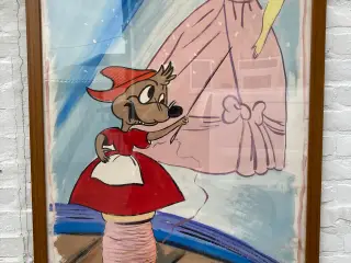 Maleri gouache Disney figurer 100x 70