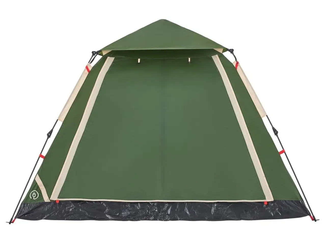 Billede 6 - 5-personers campingtelt kuppel quick-release grøn