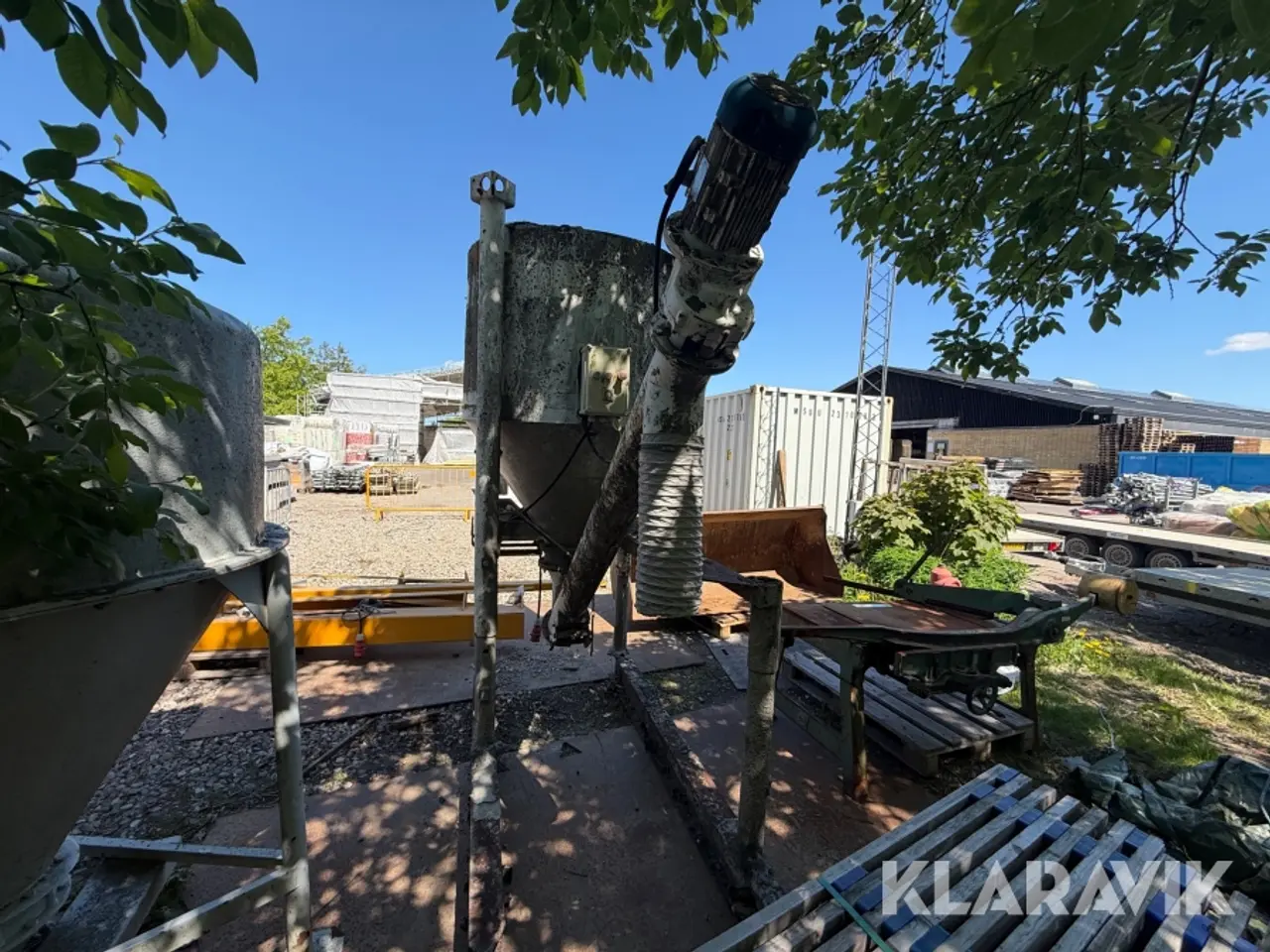 Billede 9 - blandesilo med snegl og elmotor Berger CF1711