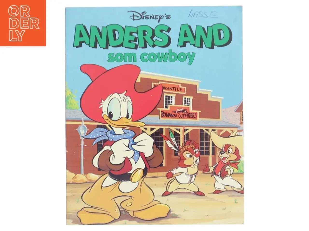 Billede 1 - Anders And som cowboy bog fra Disney