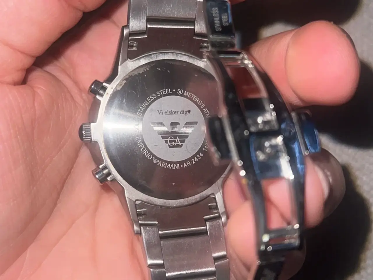 Billede 2 - Armani ur stainless steel 50mm