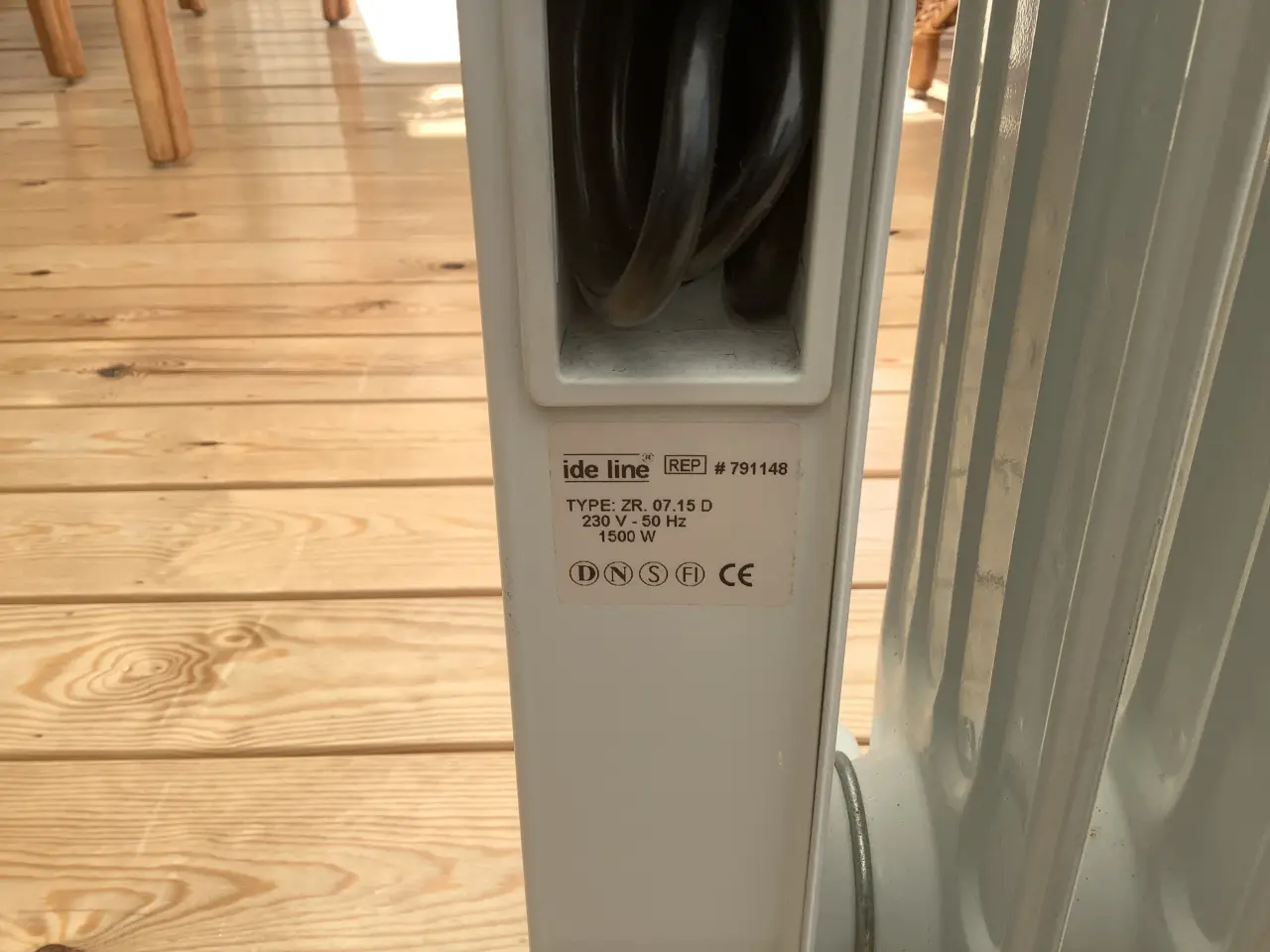Billede 3 - Elradiator på hjul