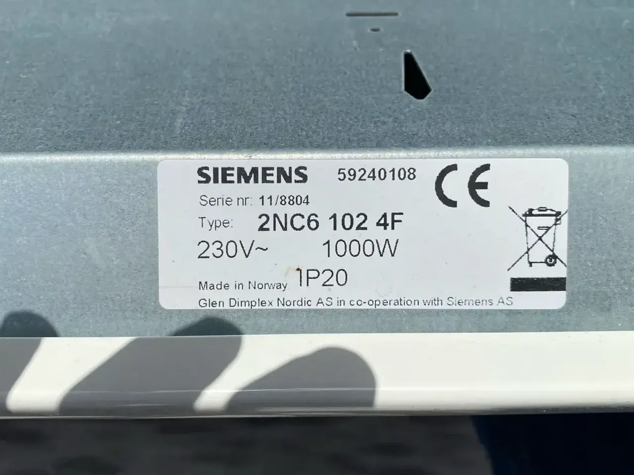 Billede 1 - Siemens elradiatorer sælges