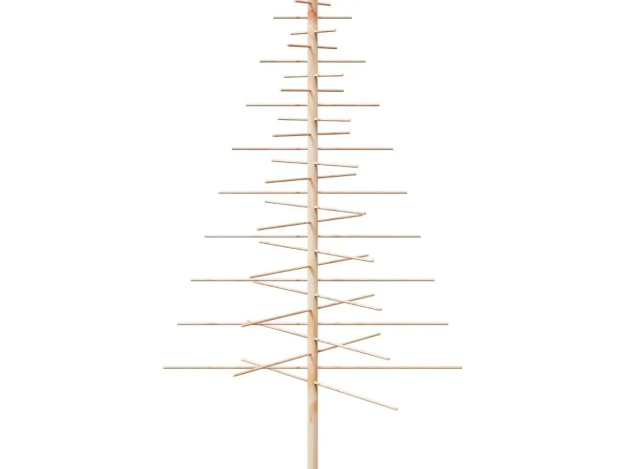 Billede 2 - Dekorativt juletræ i træ 210 cm