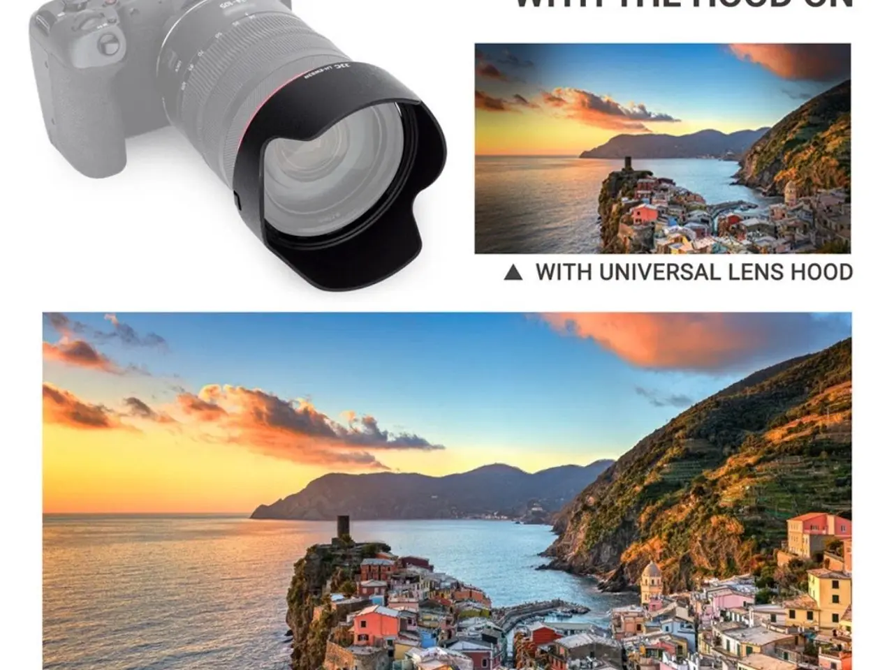 Billede 5 - Modlysblænde til Canon for RF 24-105 mm F4L IS