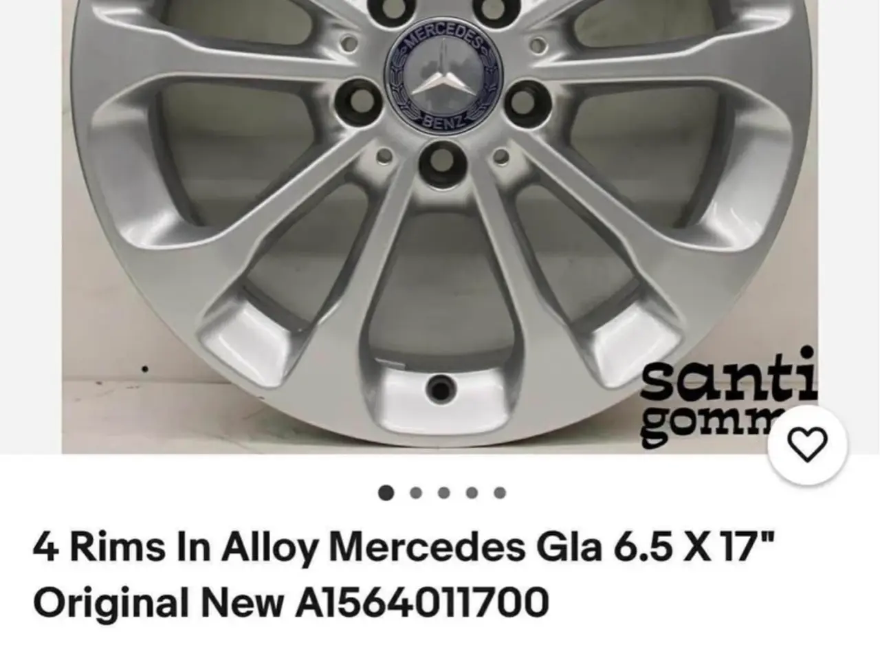 Billede 2 - Alufælge Mercedes bla GLA