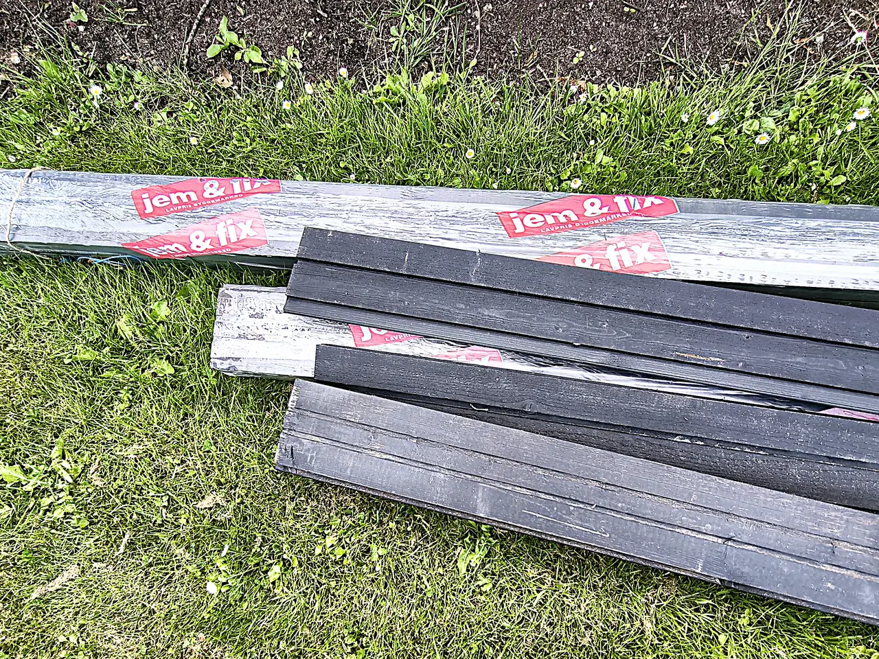 Billede 2 - Beklædning lodret sort 25 x 125 x 3000 mm