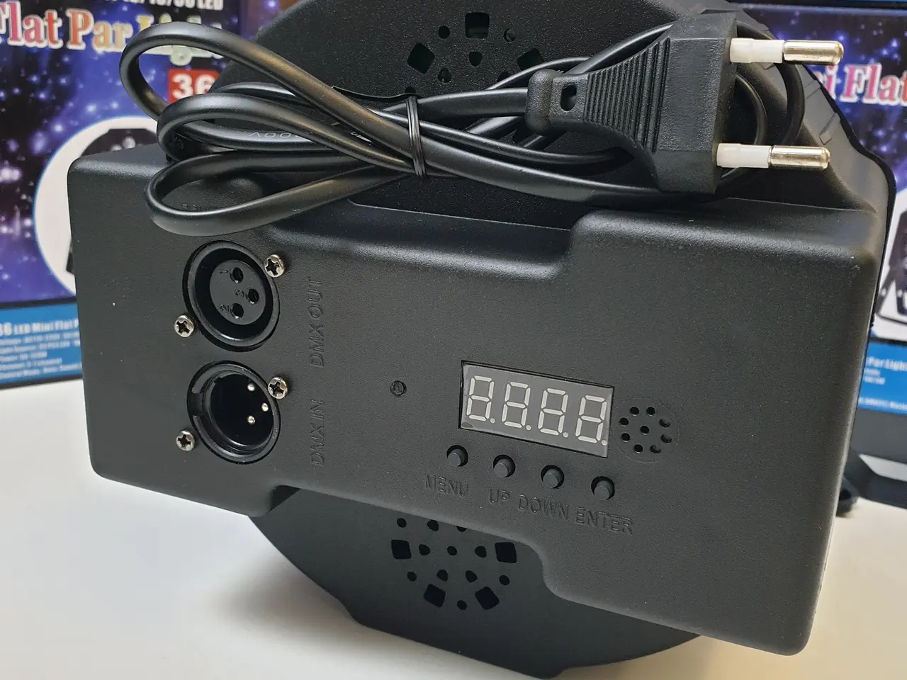 Billede 7 - NY! 18 RGB LED Diskolys + Lydsensor + DMX512