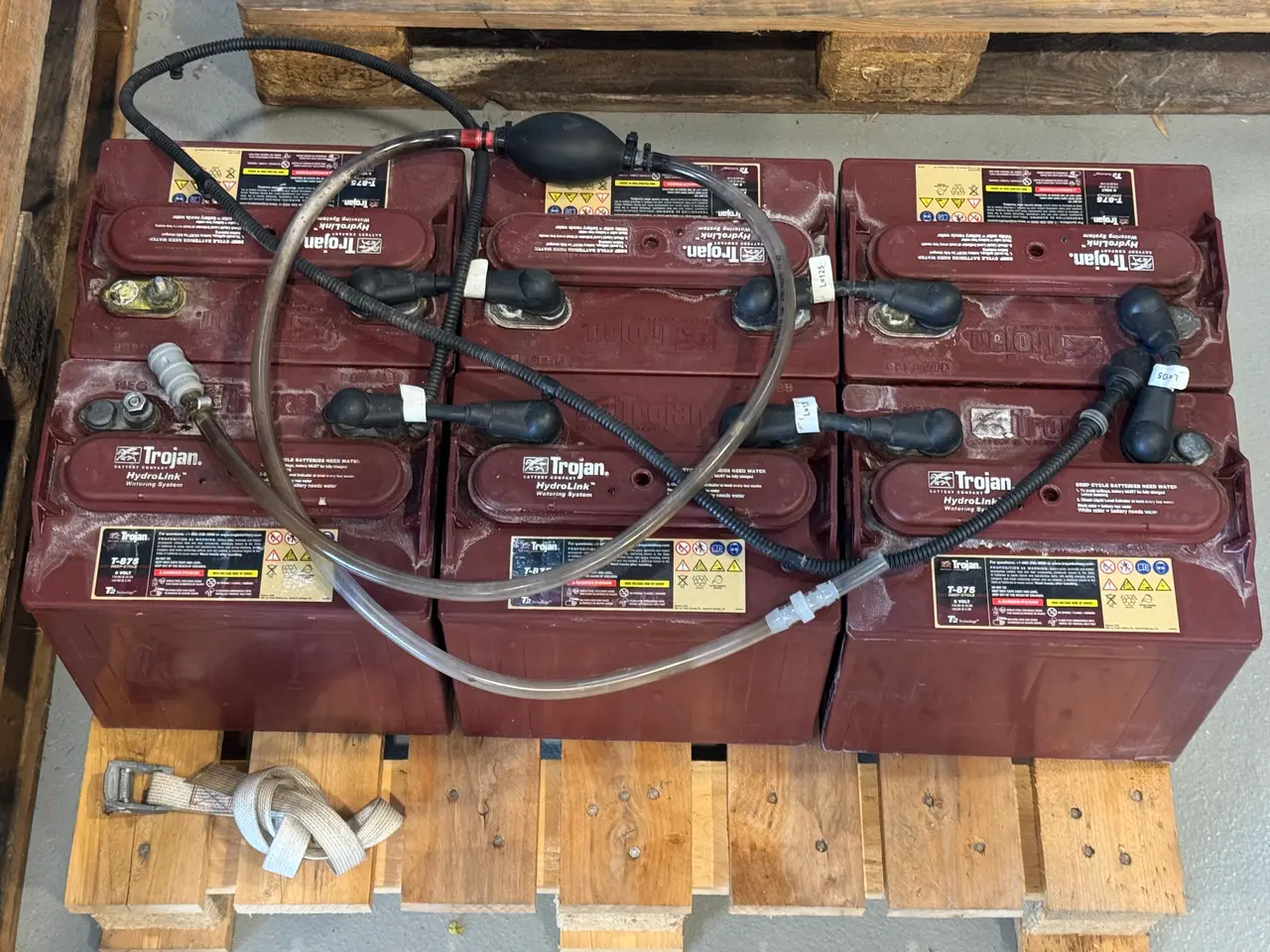 Billede 1 - Batterier til golfvogn TROJAN T-875