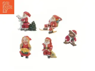 Julemagneter, 5 stk (str. 5 stk 6,5 cm)