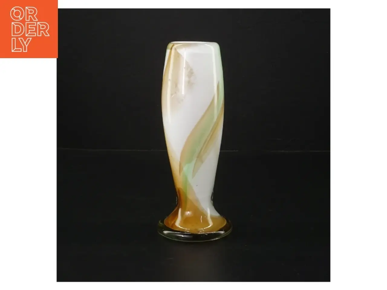 Billede 1 - Holmegaard Najade Glas vase af Per Lütken fra Holmegaard (str. H. 18 cm ø. 7 cm)