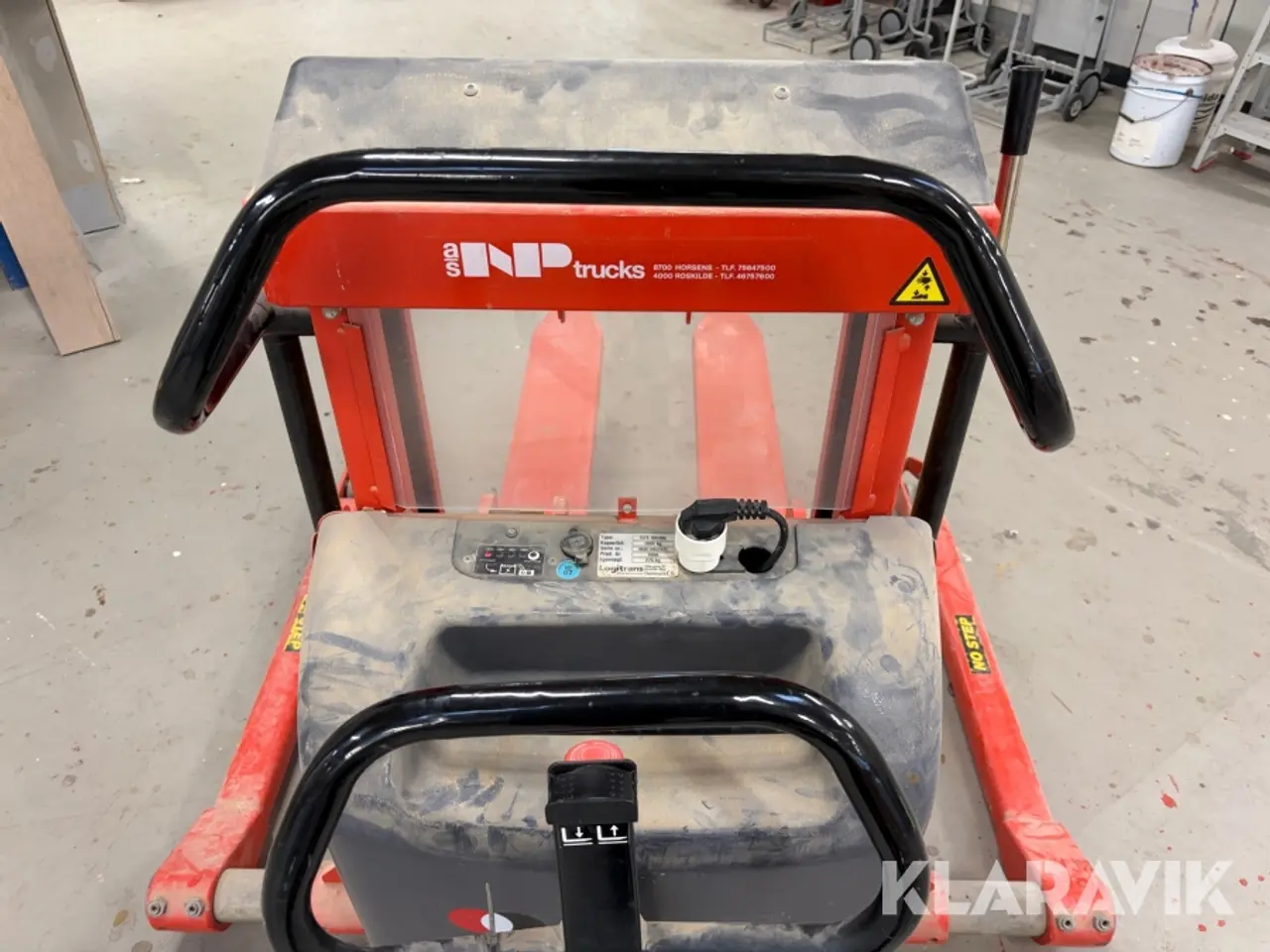 Billede 11 - Palleløfter med el-hejs Logitrans ELFS 1001/890 1000kg