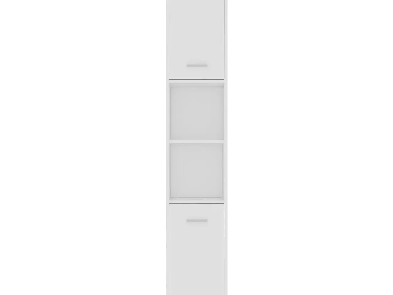 Billede 7 - Badeværelsesskab 30x30x183,5 cm konstrueret træ hvid