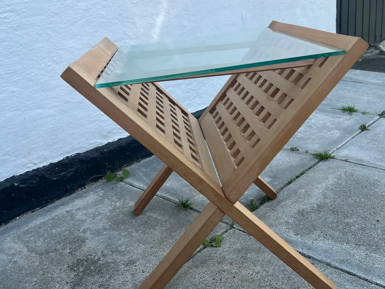 Billede 6 - Trip Trap vintage magasinholder med glasplade