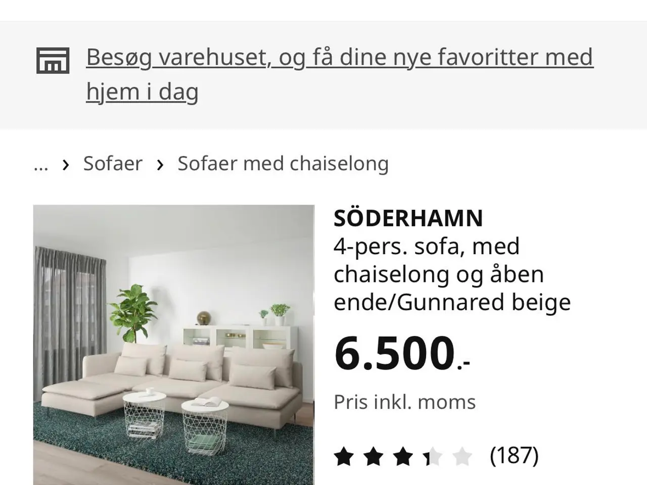 Billede 2 - Super flot 2 x sofa sæt sælges fra IKEA.