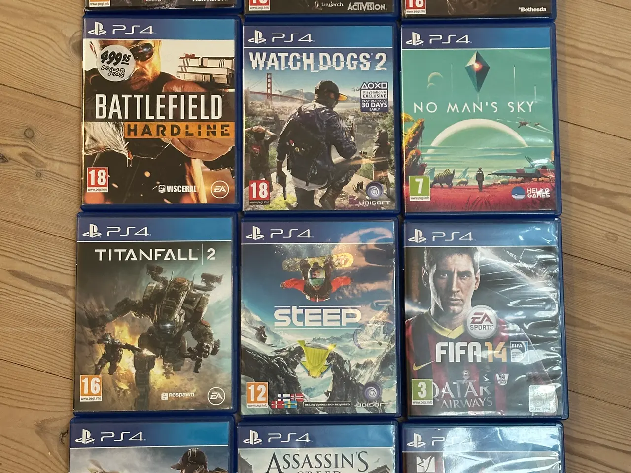 Billede 1 - 12 forskellige PlayStation 4 spil.