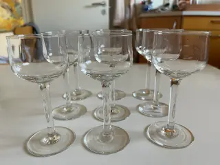 Antikke hvidvinsglas fra ca. 1900