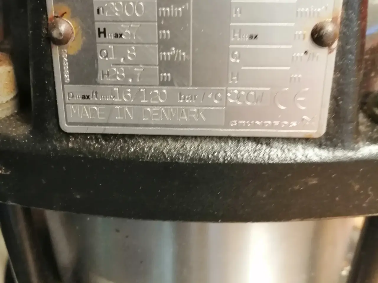 Billede 1 - Cr 1 vandpumpe