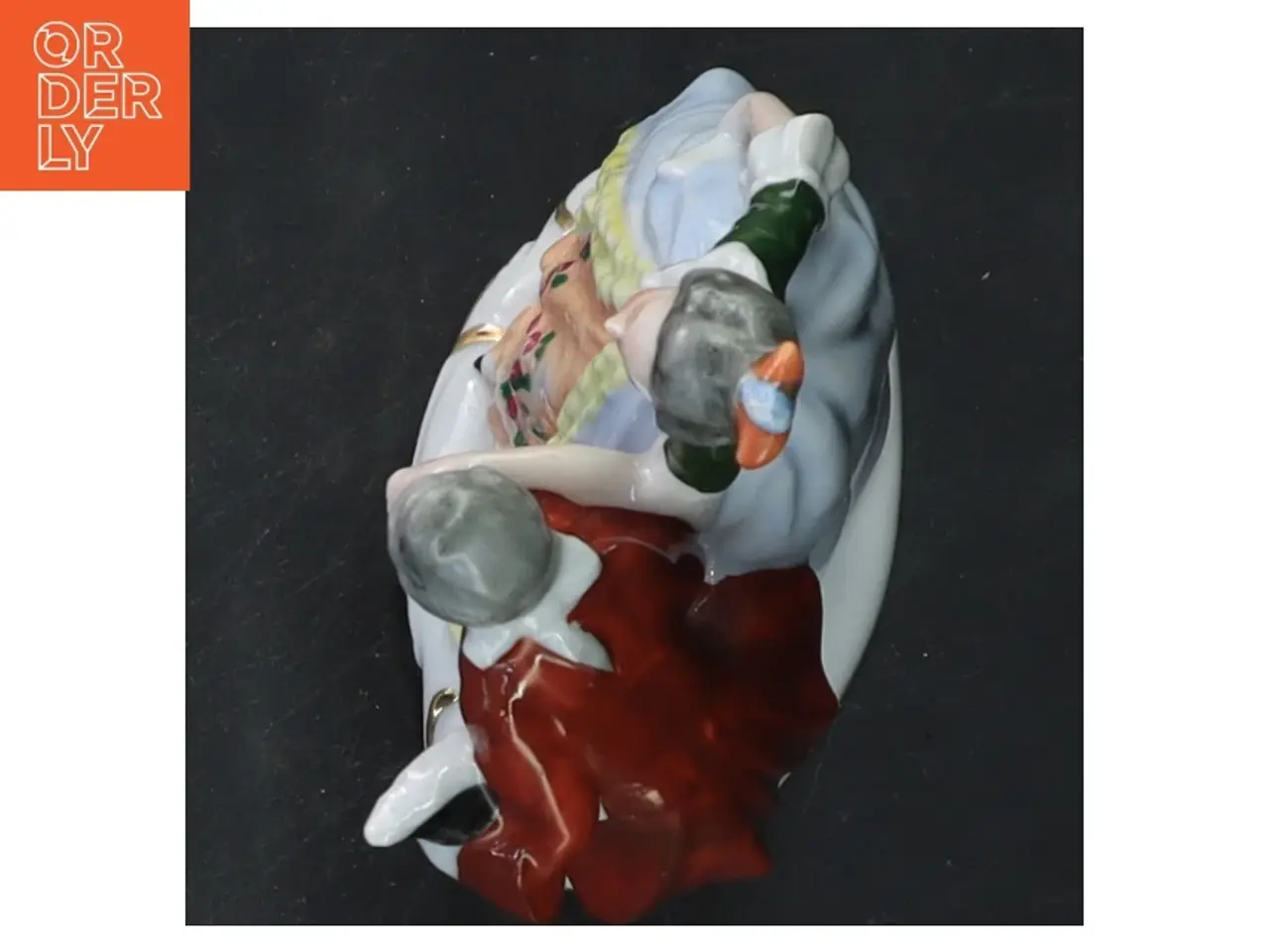 Billede 3 - Porcelænsfigur af par (str. 12x8 cm)
