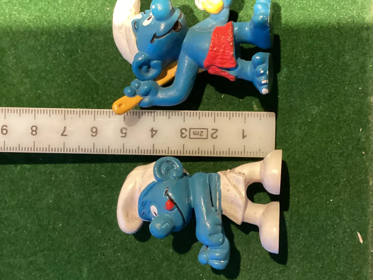 Billede 5 - Smølfer- bamse samt 6 små smølfefigurer