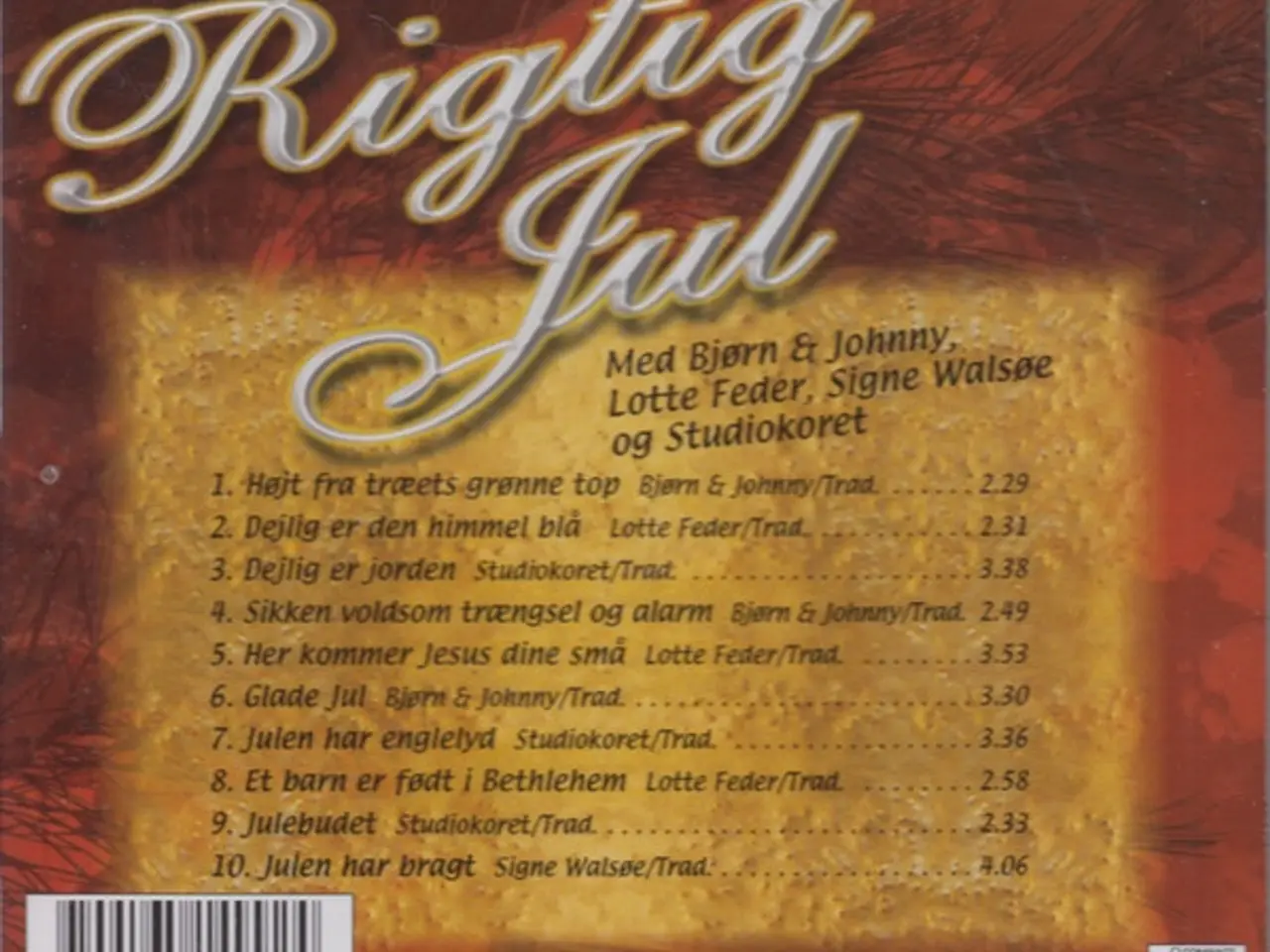 Billede 2 - Diverse kunstnere – Rigtig Jul – CD