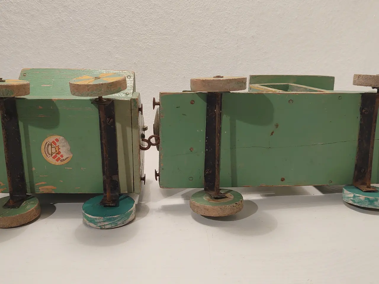 Billede 7 - Fængselslegetøj:Lokomotiv+tipvogn.I kat.fra 1933.