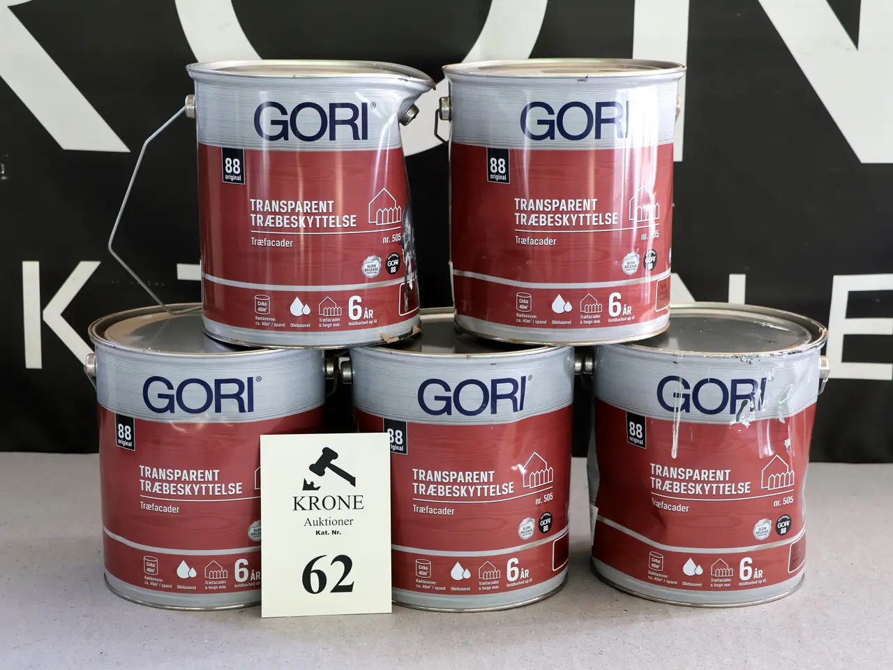 Billede 1 - 25 L Gori transparent træbeskyttelse træfacade
