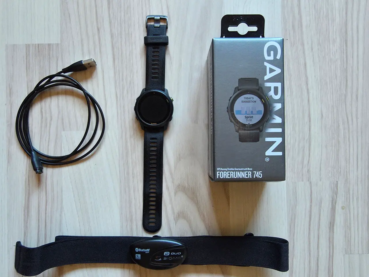 Billede 1 - Garmin Forerunner 745 inkl. pulsbælte