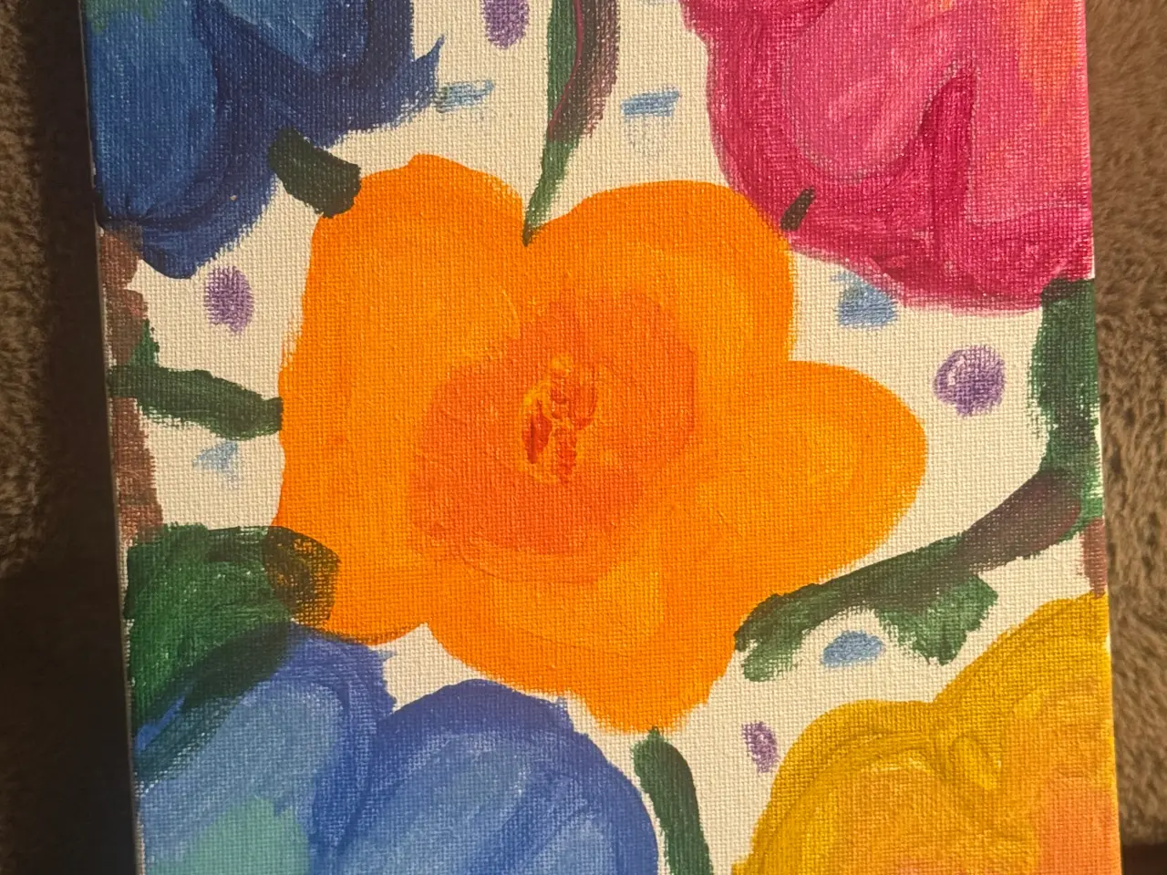 Billede 1 - Blomster maleri