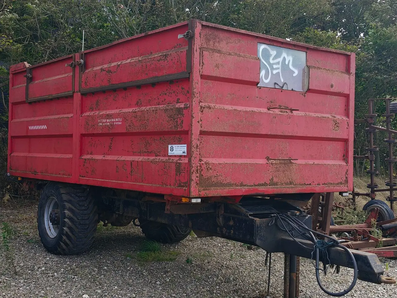 Billede 2 - - - - Tipvogn med bremser