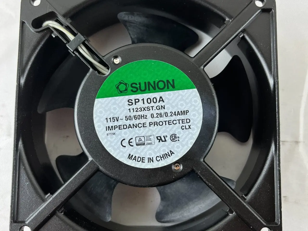 Billede 3 - Sunon SP100A 1123XST.GN 115V AC Axial ventilator