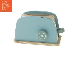 Legetøjsbrødrister i træ fra Søstrene Grene (str. 9,5x15x8 cm)