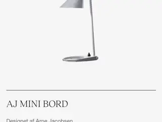 AJ mini bordlampe original grå