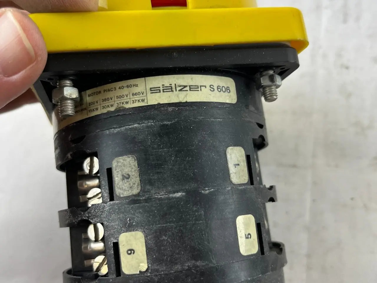 Billede 2 - Salzer S606 Rotary Isolator kontakt 70A 600VAC