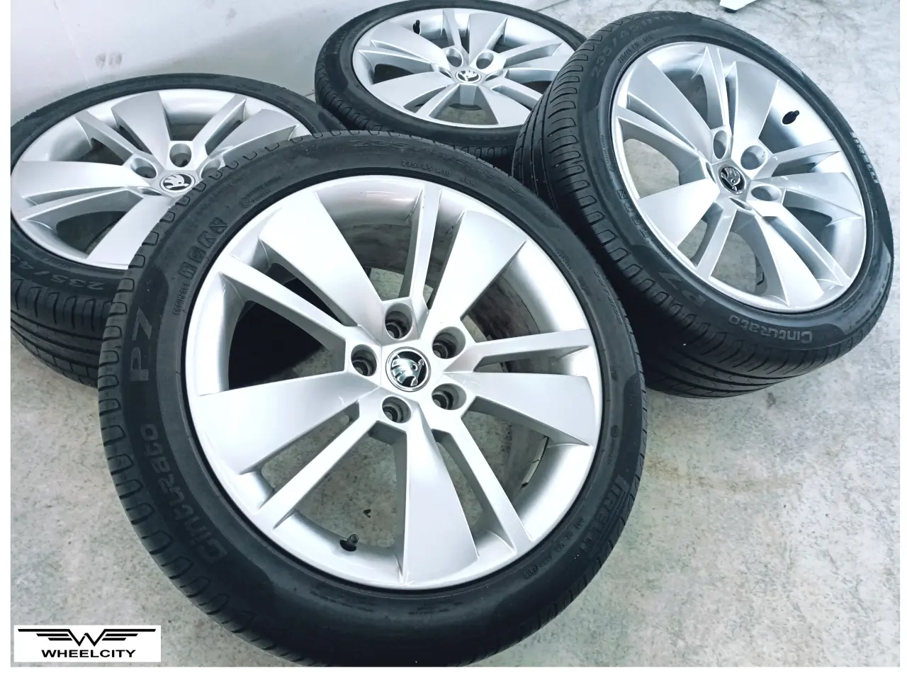 Billede 1 - 5x112 18" ET44 nav 57,1ø SKODA sommersæt