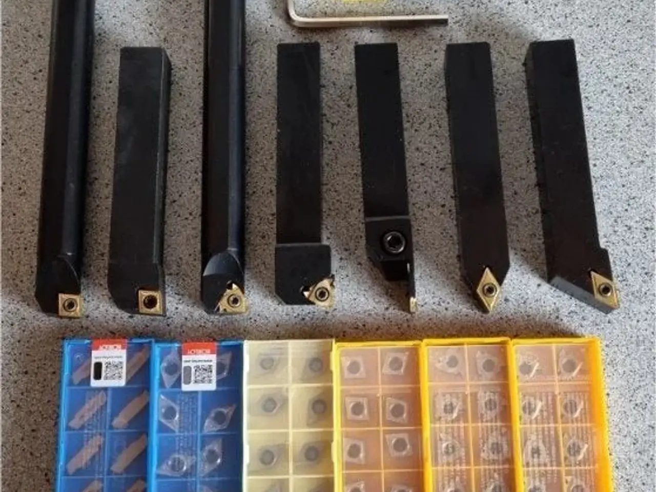 Billede 1 - 20x20 Right Dreje stål sæt med platter