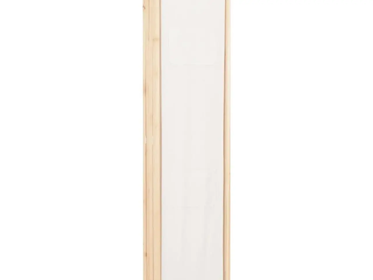 Billede 4 - Rumdeler med 4 paneler og 6 lommer - cremefarvet 160 x 170 cm
