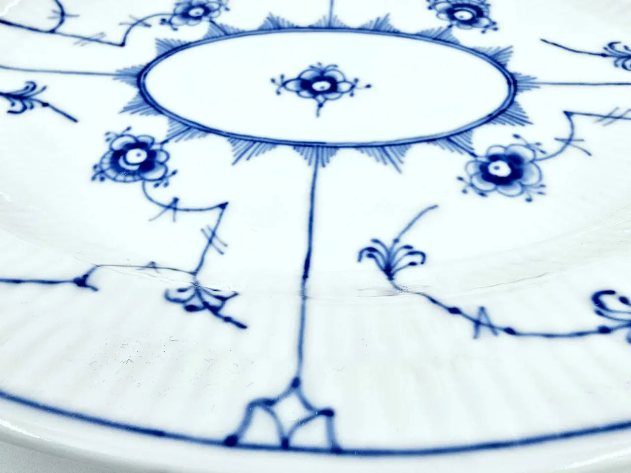 Billede 6 - Musselmalet Oval Fad 1 sortering Porcelæn