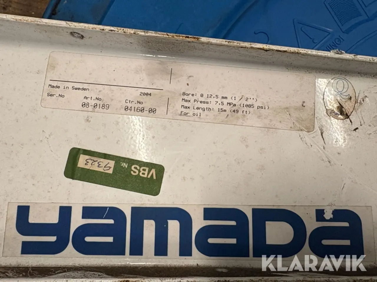 Billede 11 - Slangeopruller - cirka 14 meter slange - en til højtryk og en til vand