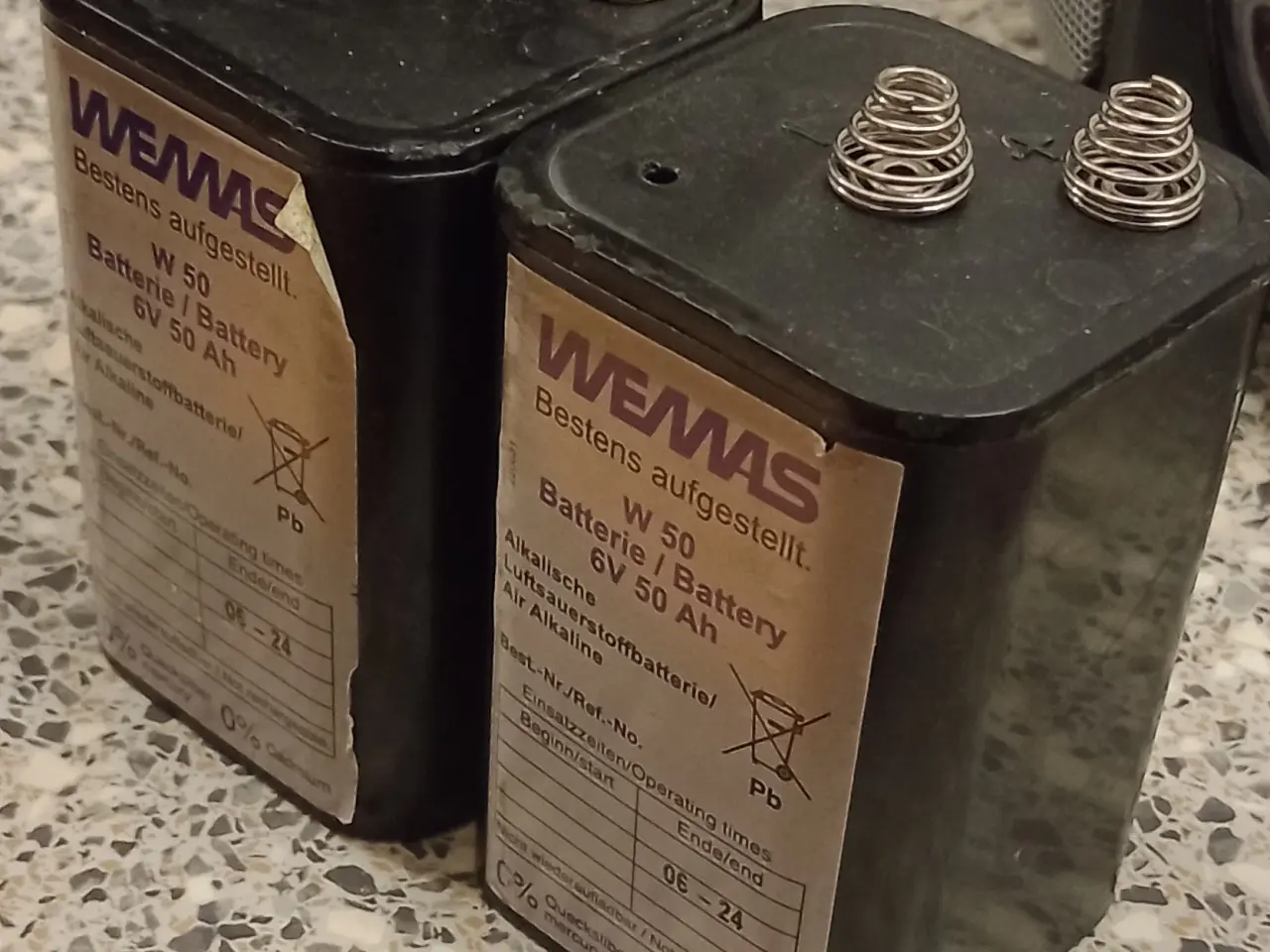 Billede 2 - batteri - Wemas W50 - 6V 50
