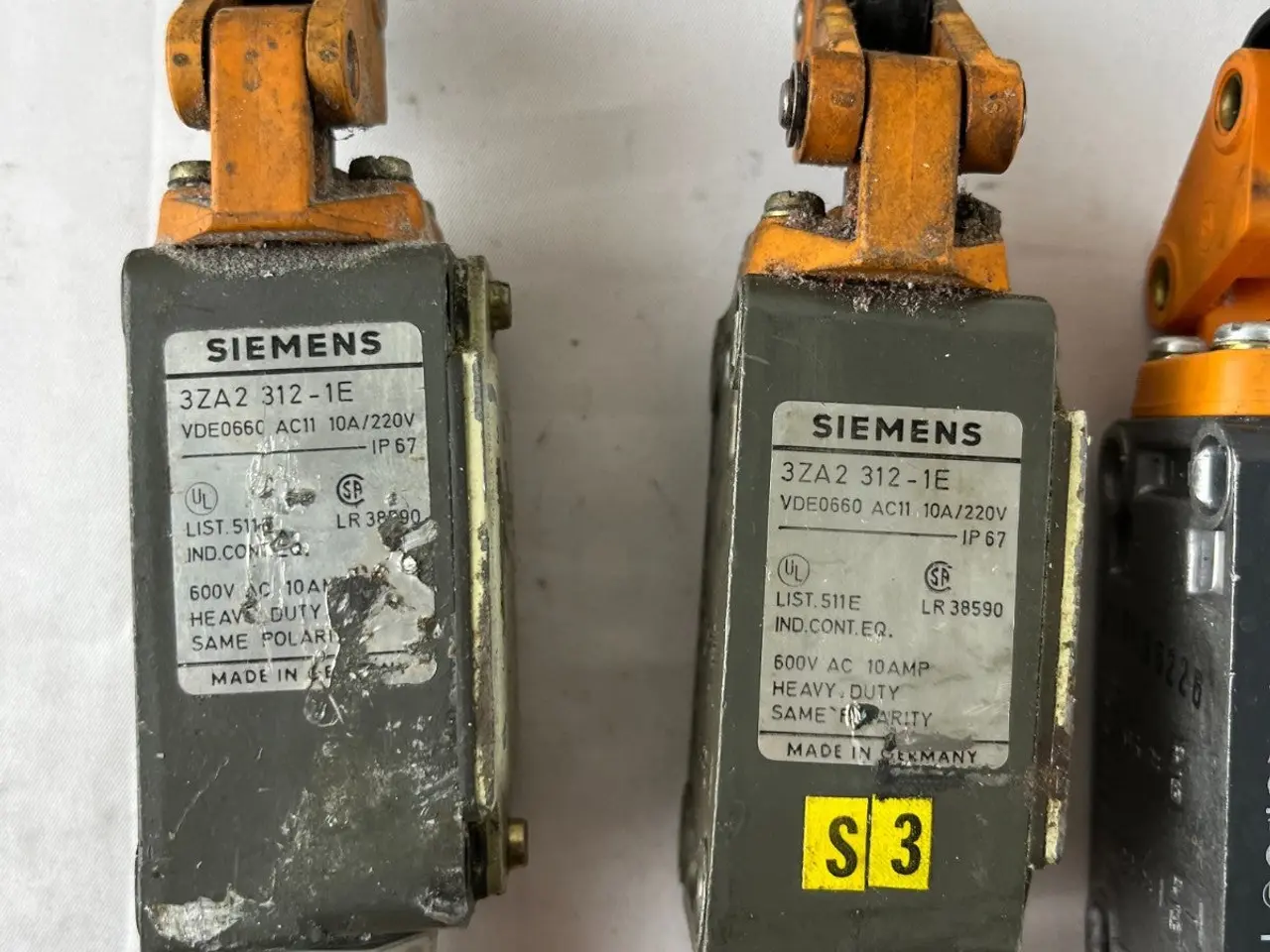 Billede 5 - Siemens endestopkontakt parti 6pcs 3ZA2 312-1E 120