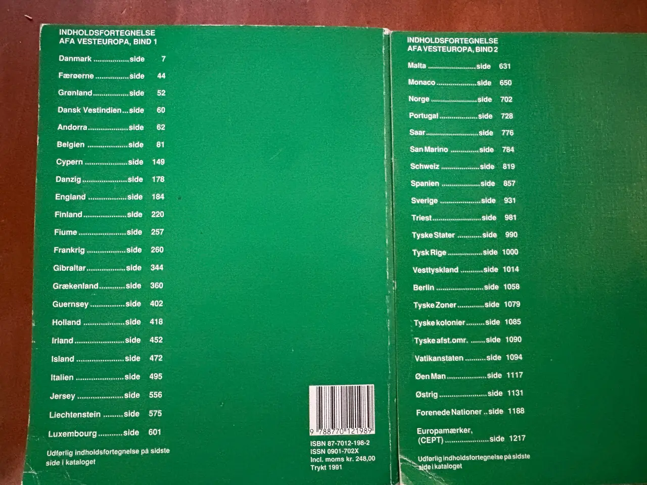 Billede 2 - Frimærkekataloger 1991-92