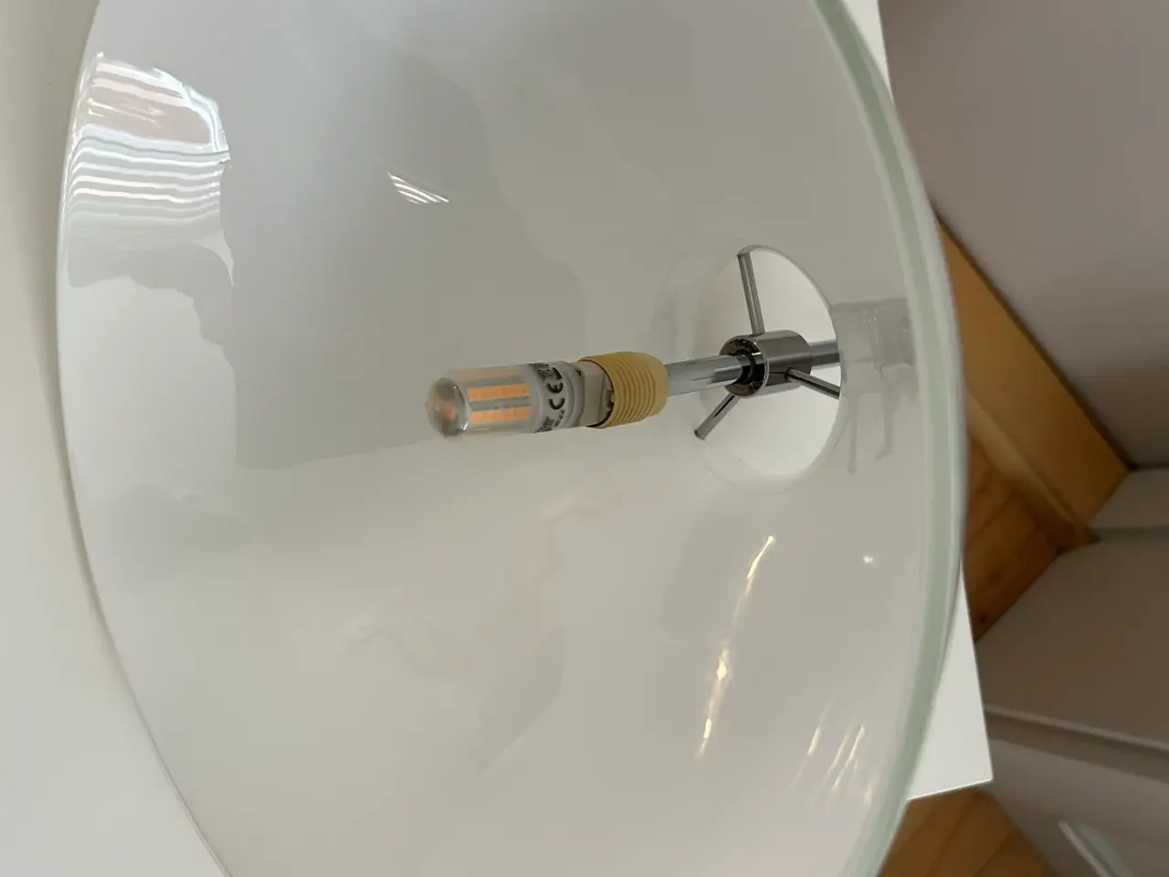 Billede 3 - Loftslampe i opalglas