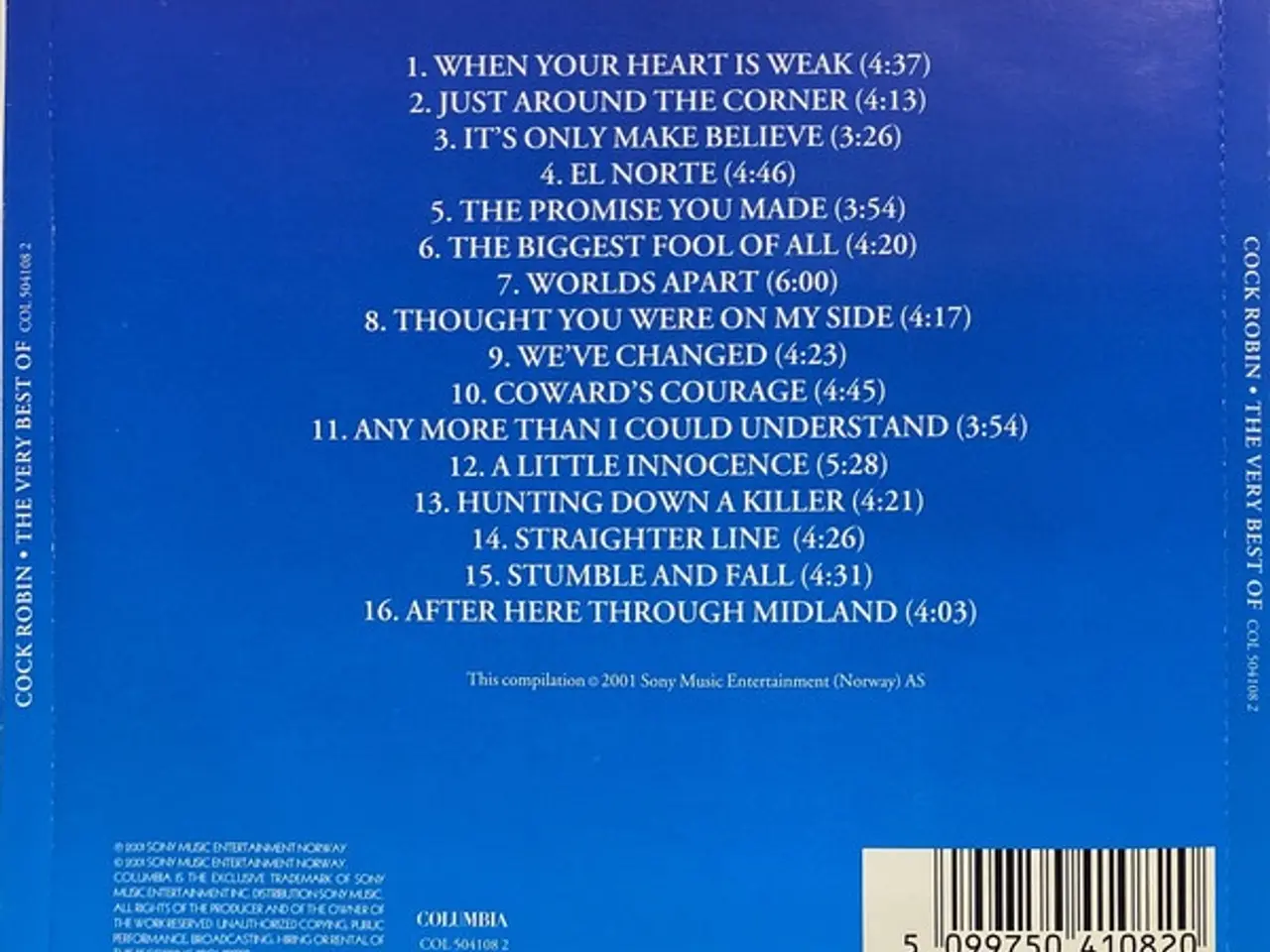 Billede 2 - Cock Robin – The Very Best Of – CD