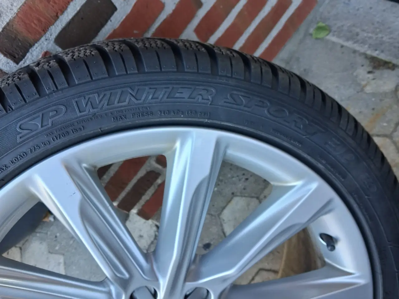 Billede 5 - Original audi fælge med vinterdæk